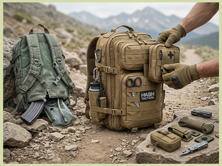 Image Explains The Right Tactical Assault Backpack for Your Kit