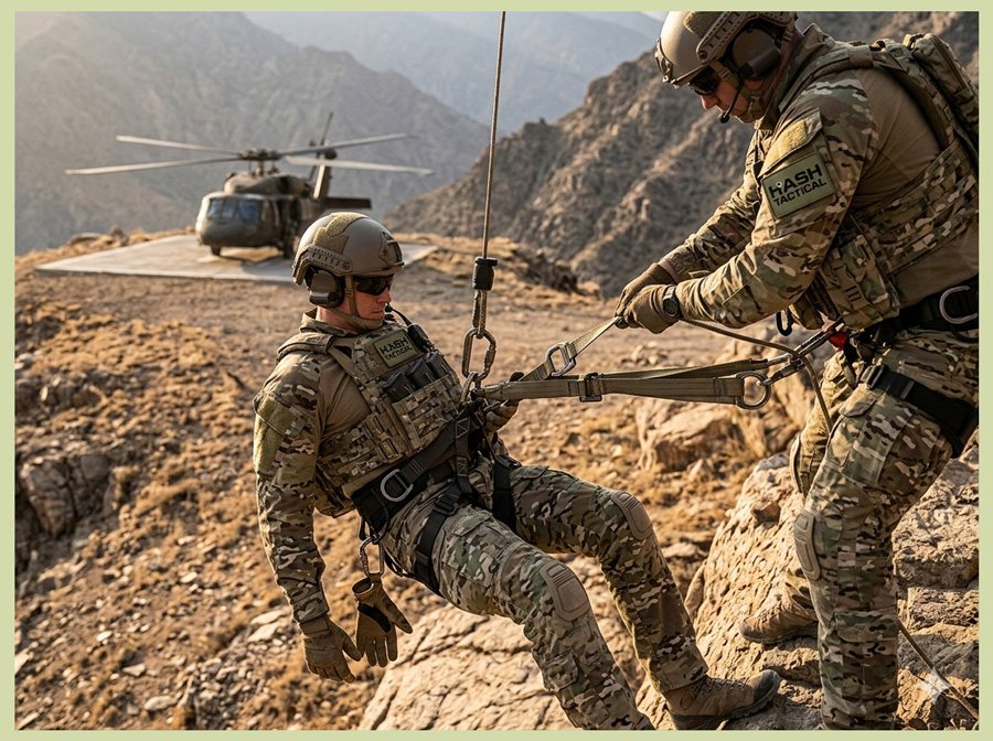 The Image Shows Soldiers & Explains When to Use a Tactical Harness