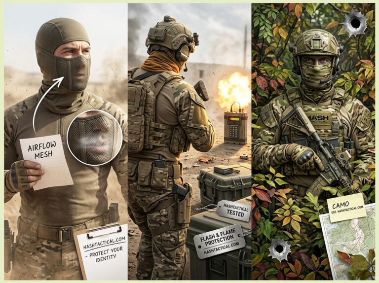 Explore the best tactical face covers for breathability, flash protection, and camouflage