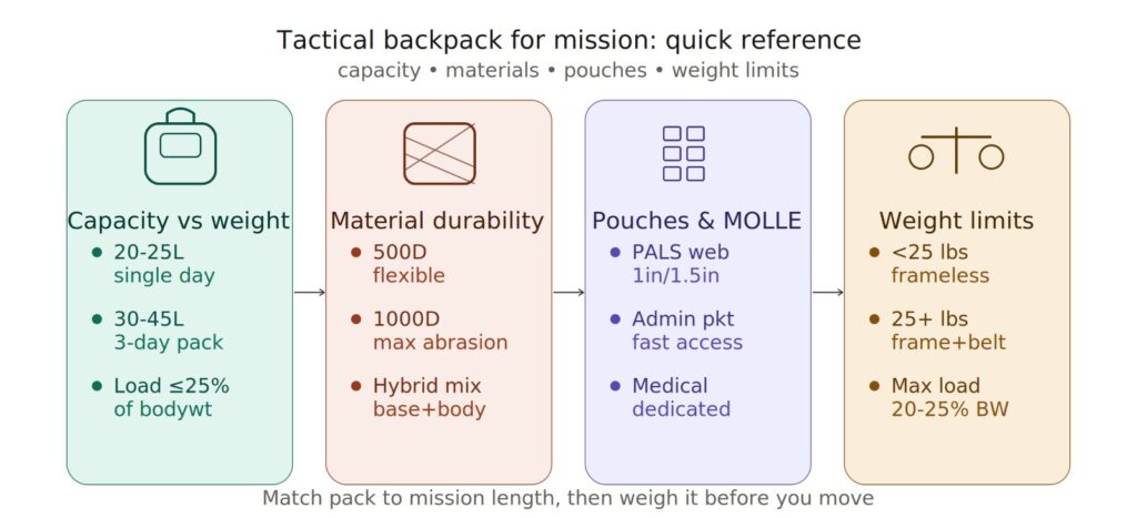 Final Checklist Before You Buy a Tactical Backpack