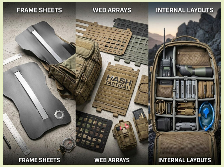 a custom tactical backpack made for deep recon