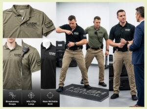 custom concealed carry polo shirts built for executive protection