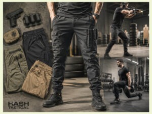 custom tactical joggers built for the range and the gym