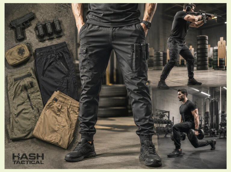custom tactical joggers built for the range and the gym