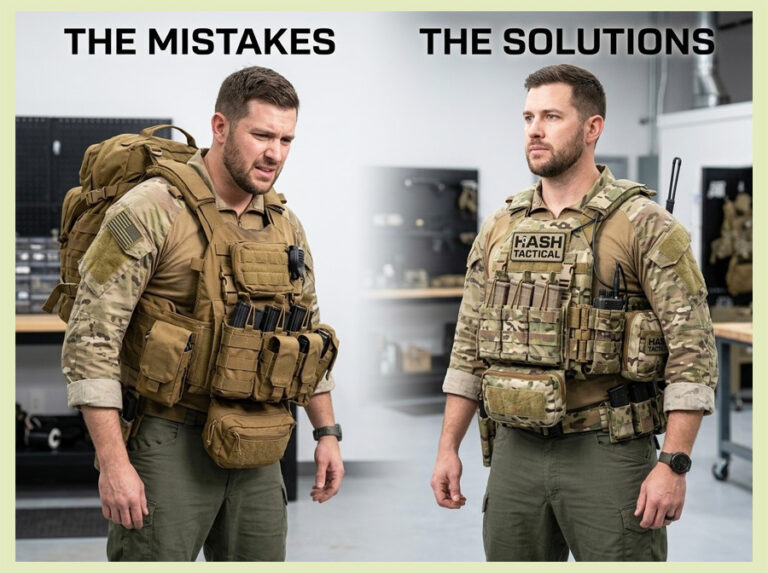 Avoid common custom tactical vest mistakes in sizing and MOLLE pouch placement