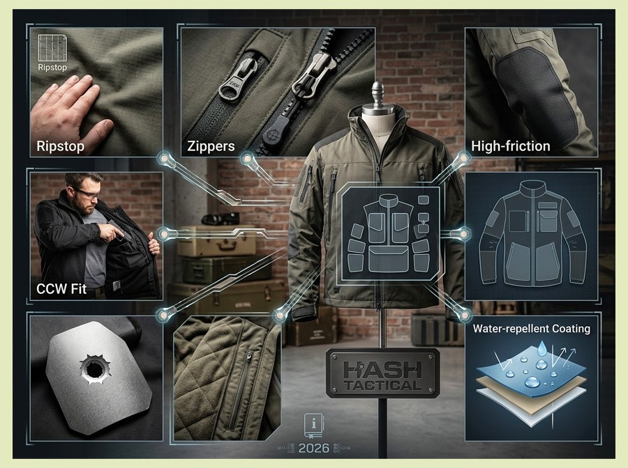 Check these 7 must-have features in custom tactical jackets