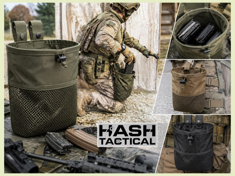 custom dump pouches built for spent magazine recovery
