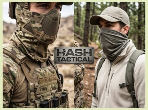 Compare custom tactical face covers vs standard neck gaiters